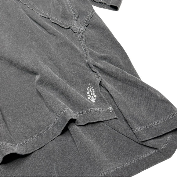 Free People Oversized Long Sleeve Shirt Size XS - Picture 3 of 4